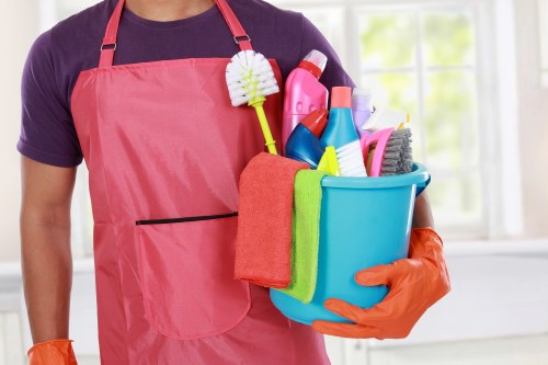 Service quality concern being noted in a cleaner complaints process