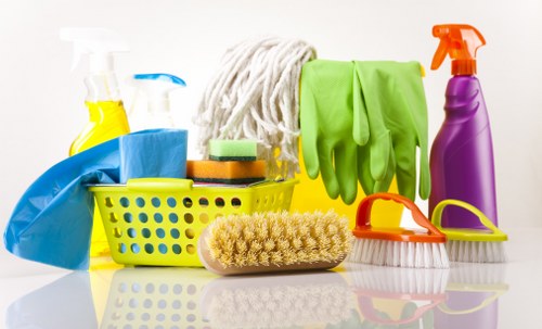 Professional office cleaning in a Dulwich workplace with desks and shared spaces