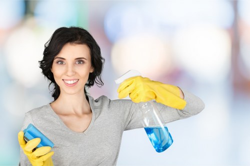 Dulwich cleaner maintaining a fresh and organized living space