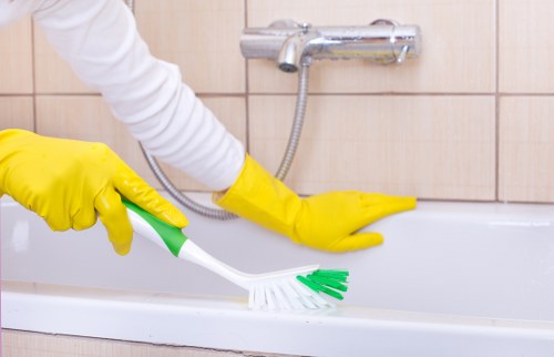 Professional cleaning of floors and shared workspaces in a Dulwich business premises