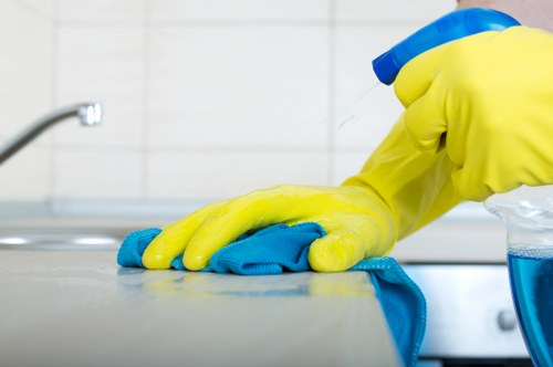 Washroom and kitchen cleaning in a commercial property in Dulwich